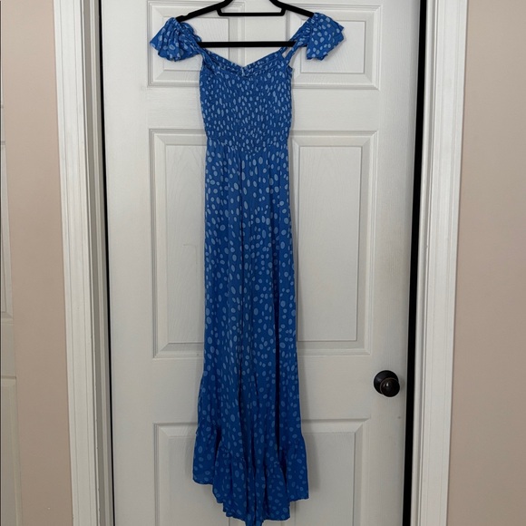 Brooklyn Maxi Dress in Blue Pebbles - Picture 5 of 6